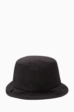 Buy Jacquemus Black Le Bob Bucket Hat in Nylon For Men