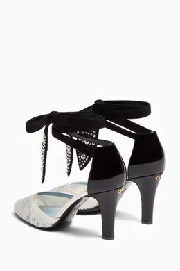 Buy Valentino Garavani Multicolour Foliefoliage 85 Pumps in