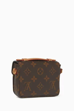 Buy Louis Vuitton Pre-Loved Brown Micro Metis Bag in Monogram