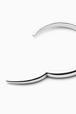 Buy Missoma Grey Claw Cuff in Silver-plated Brass For Women