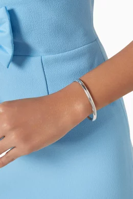 Buy Missoma Grey Claw Cuff in Silver-plated Brass For Women