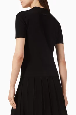 Tory Burch Black Viscose Blend Dress Women's Designer