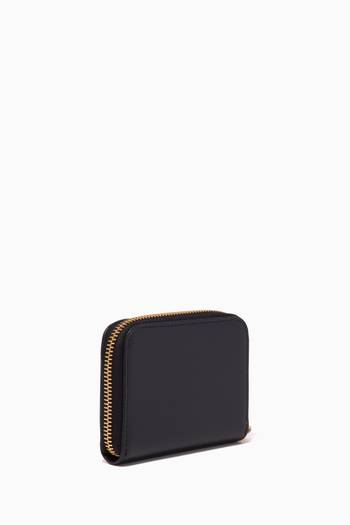 hover state of Black Saffiano Leather Coin Purse    