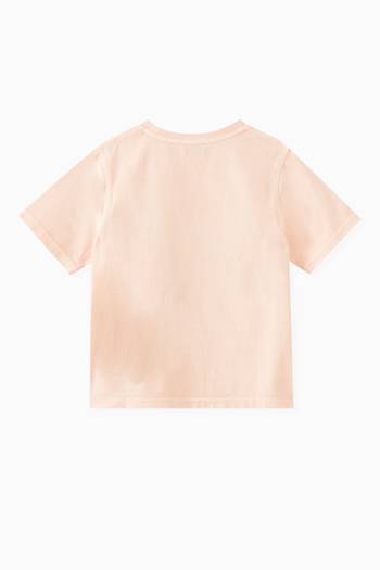 hover state of EKD Embroidered T-shirt in Cotton