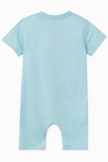 hover state of Happy Shark Romper in Organic Cotton-jersey