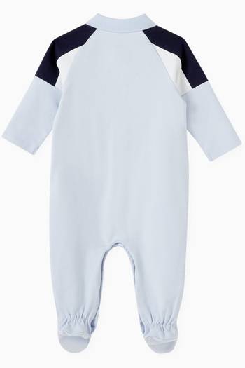 hover state of Logo-patch Sleepsuit in Cotton