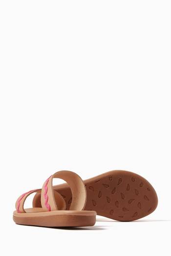 hover state of Little Melia Soft Sandals in Leather