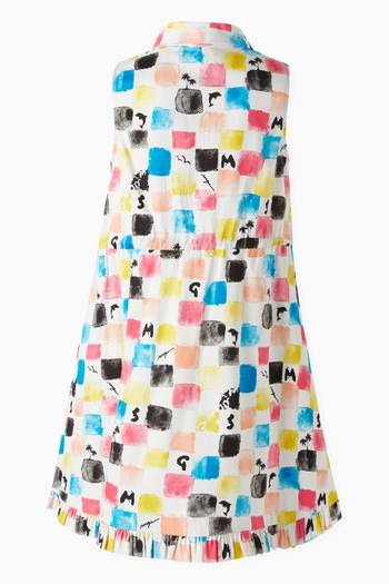 hover state of Printed Dress in Cotton