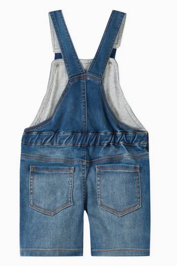 hover state of Teddy Bear Dungarees in Cotton-denim