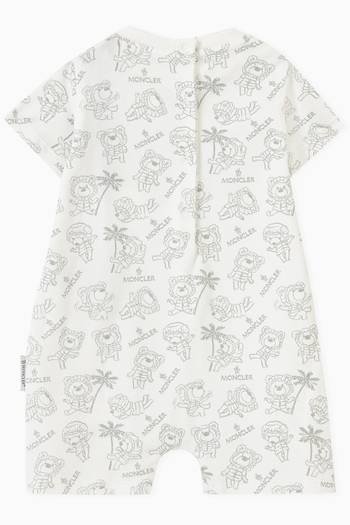 hover state of Printed Romper in Cotton