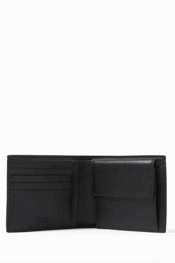 hover state of Luka Billfold Wallet in Snakeskin-print Leather