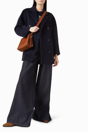 hover state of Rebus Coat in Wool-cashmere