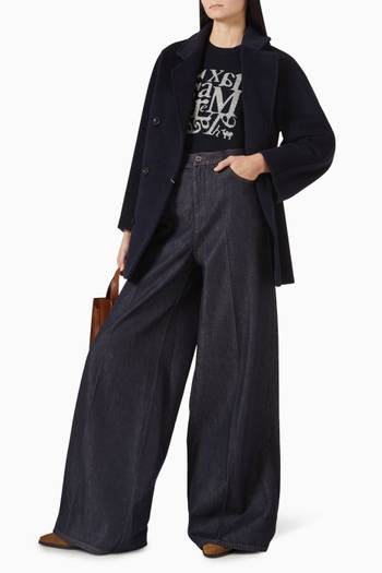 hover state of Carmine Wide-leg Jeans in Denim