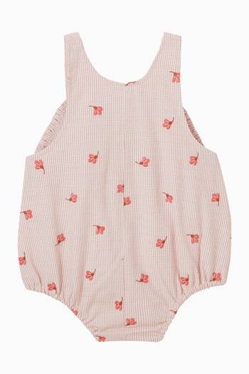 hover state of Songbird Embroidered Overall in Cotton