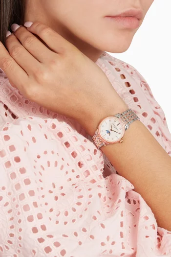 Slimline Moonphase Bracelet Watch   