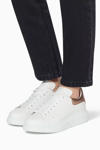 Oversized Leather Sneakers      