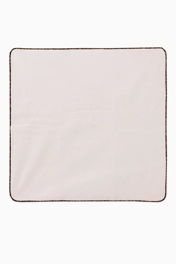 FF Jacquard Padded Blanket in Cotton 