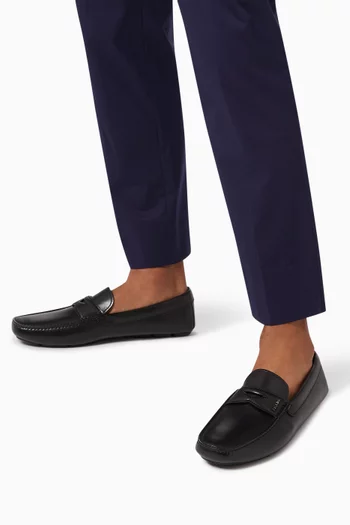 Driving Loafers in Soft Calf Leather 