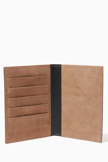 Passport Cover in Suede Leather   