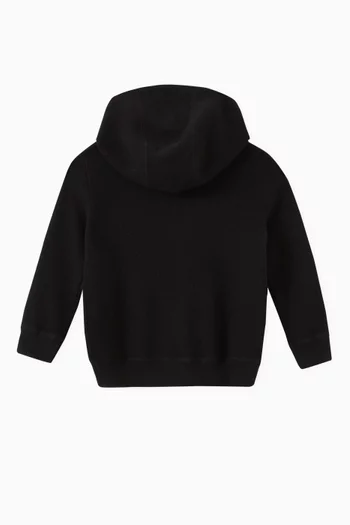Thomas Bear Motif Hooded Top in Cashmere     