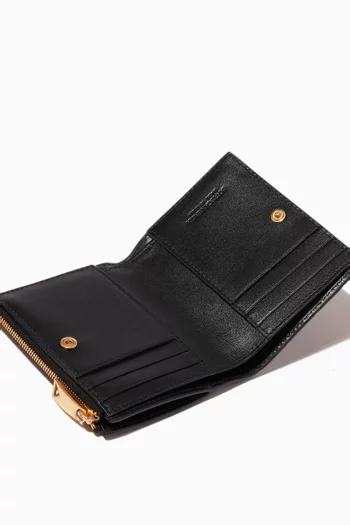 Mini Bi-fold Wallet in Intrecciato Nappa  
