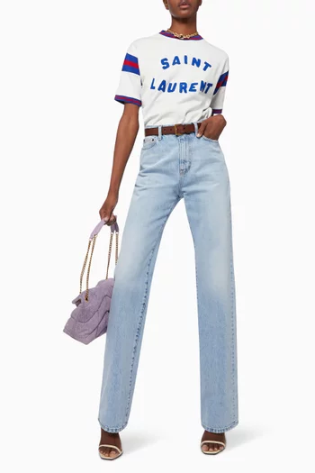 Janice Straight-leg Jeans in Cotton-denim