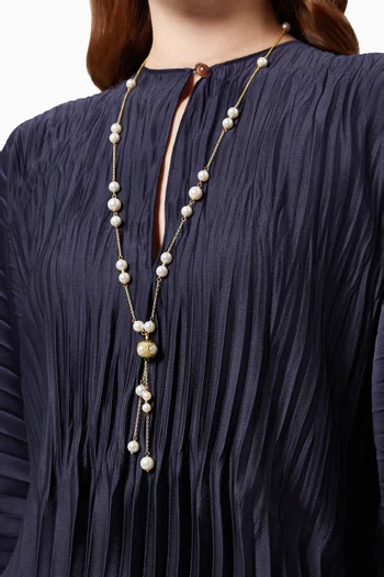 Amani Tassel Necklace in 18kt Gold Plated Sterling Silver