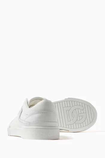 DG Logo Sneakers in Calfskin Leather