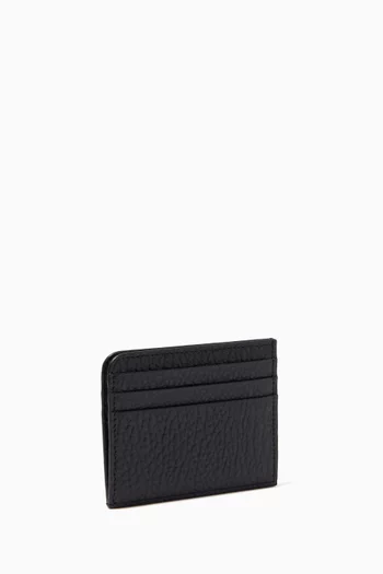 Four Stitch Compact Card Holder in Leather