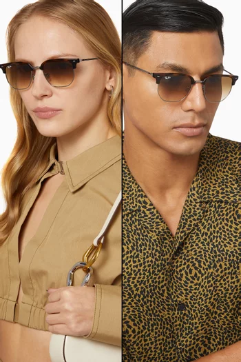 Wayfarer Sunglasses in Acetate & Metal