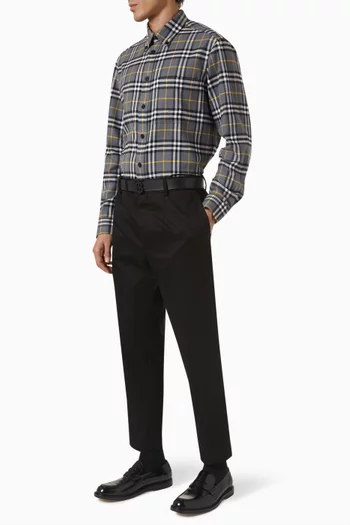 Castmoor Check Shirt in Cotton