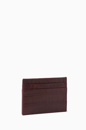 Card Case in Alligator Leather