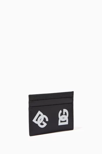 Logo Cardholder in Leather