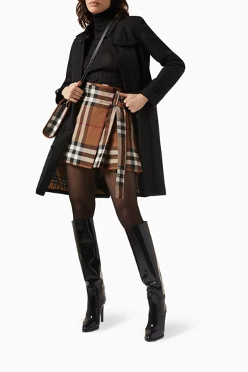 Micaela Mini Skirt in Woolin
