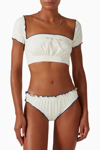 Farah Crop Bikini Top