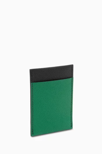 Unused MC2 Gama Card Holder in Epsom Leather