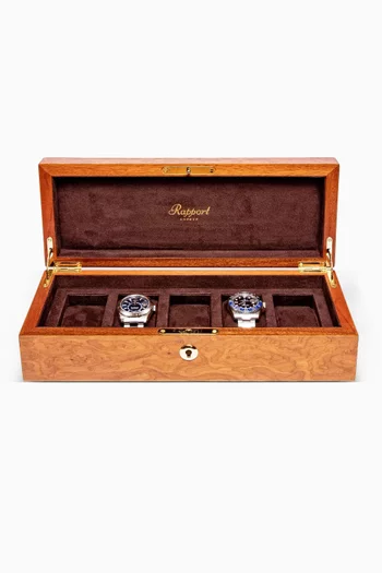Burr Heritage Watch Collector Box in Wood