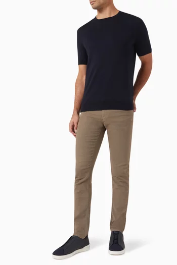 Premium Short-sleeve T-shirt in Cotton-knit
