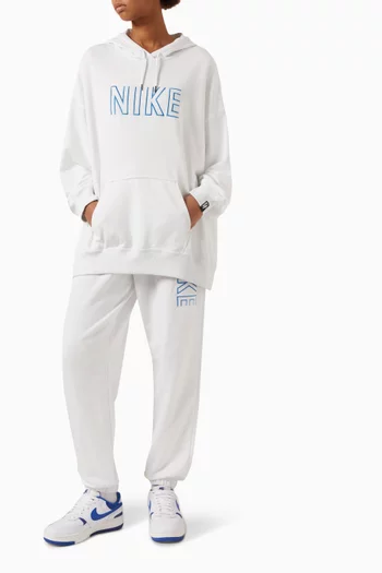 Logo Oversized Hoodie in Cotton