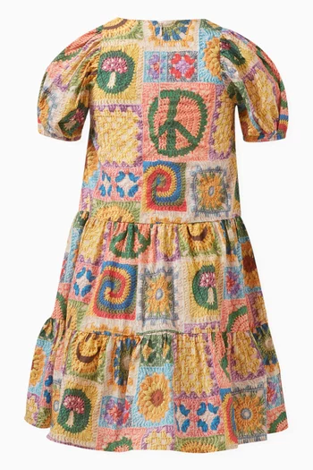 Cadylou Crochet Dress in Cotton