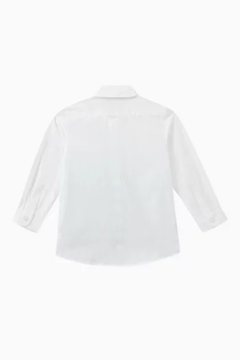 Ombre Logo Shirt in Cotton