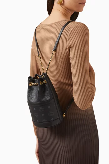 Mini Aren Chain Backpack in Visetos