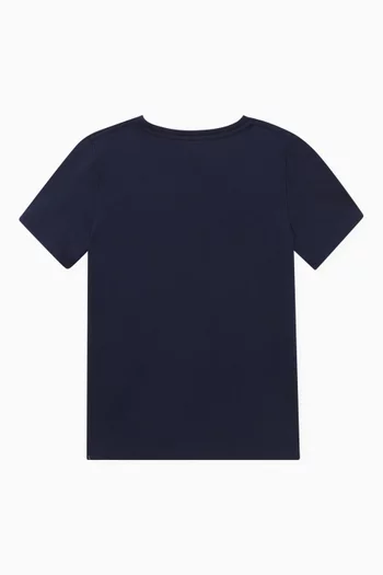 Logo Print T-shirt in Cotton