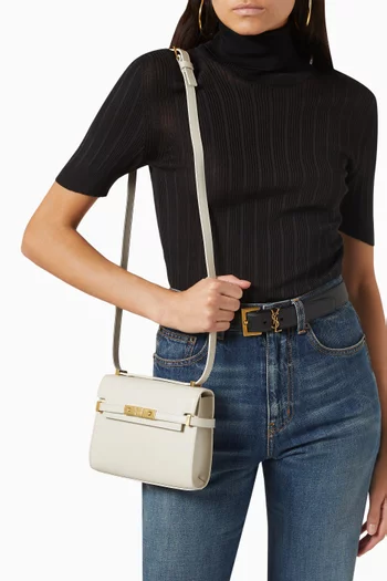 Mini Manhattan Crossbody Bag in Leather