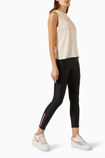 Steady Run Leggings in Recycled-polyester