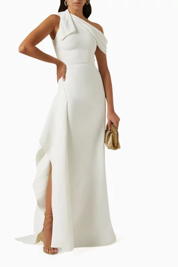 Rigorous One-shoulder Gown