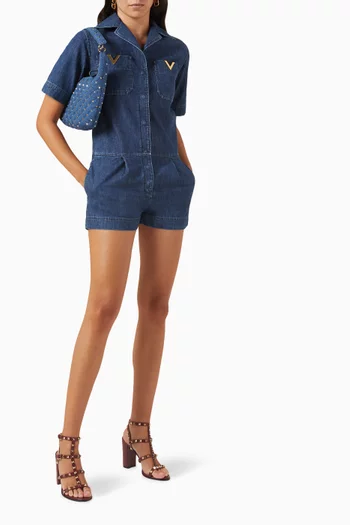 Valentino Playsuit in Chambray