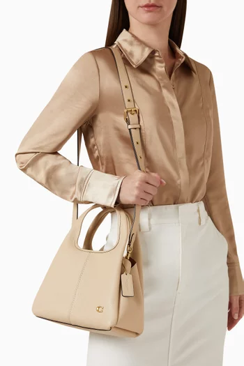 Lana 23 Shoulder Bag in Pebble Leather