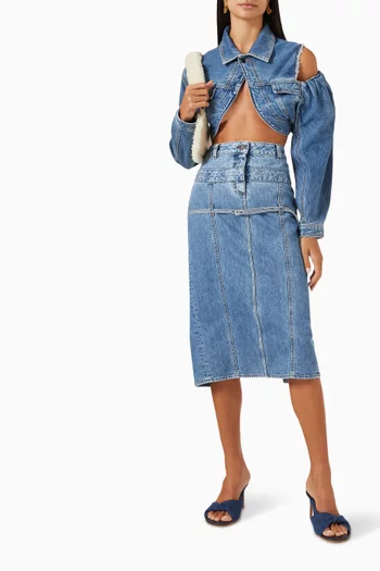 La Jupe De Nimes Criollo Skirt in Cotton