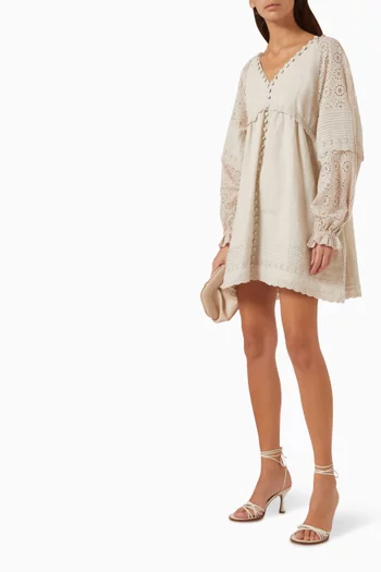 فستان ليليان 6.0 قصير كتان